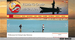 Desktop Screenshot of fishing-lodge-matarrana.com